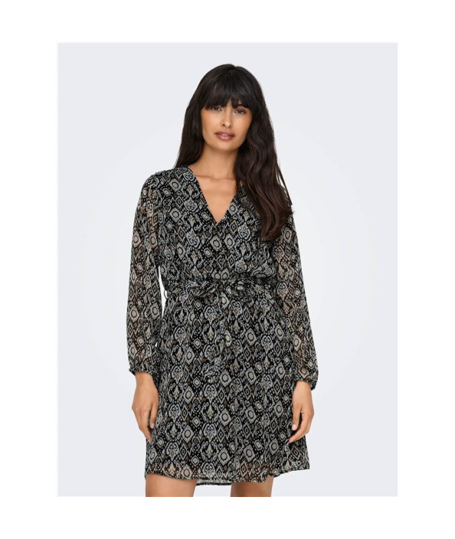 Vestido Only Onlcera Life Short Noos Preto...