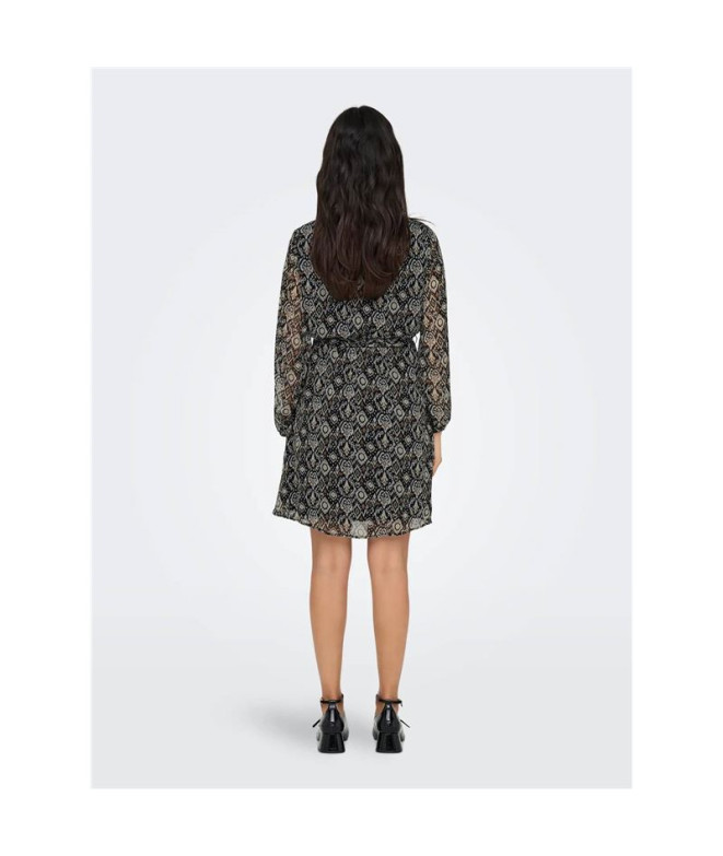 Vestido Only Onlcera Life Short Noos Black...