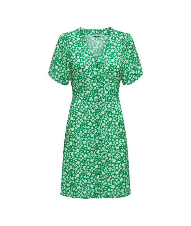 Vestido Only Onlevida S/S Short Noos Mujer Jelly Bean Aop