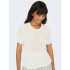 Sudadera Only Onlsunny S/S Knt Noos Cloud Dancer Mujer