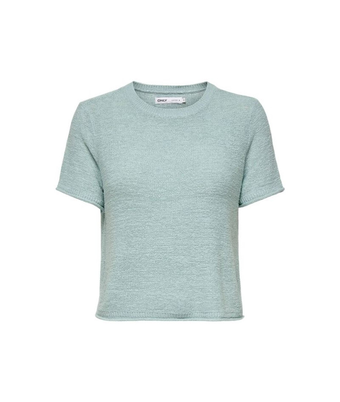Sudadera Only Onlsunny S/S Knt Noos Gray Mist Mujer