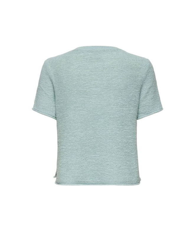 Sudadera Only Onlsunny S/S Knt Noos Gray Mist...