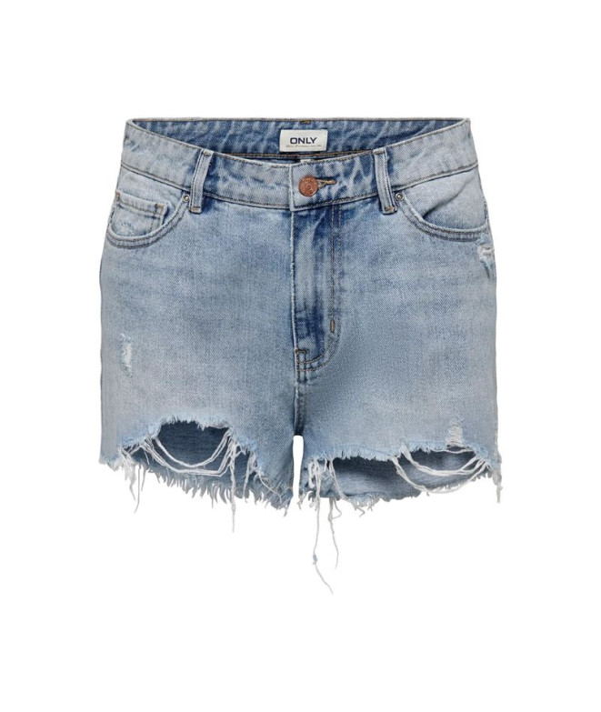 Pantalón Only Onlpacy Hw Dnm Noos Light Blue Denim Mujer