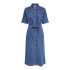 Vestido Only Onllana Ss Long Dnm Rea258 Noos Medium Blue Denim Mujer