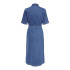 Vestido Only Onllana Ss Long Dnm Rea258 Noos Medium Blue Denim Mujer