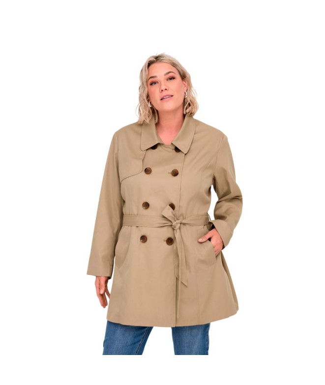 Chaqueta Only Carvalerie Trenchcoat Otw Noos Ginger Root Mujer