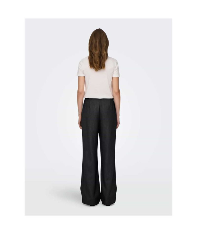 Pantalón Only Onlhattie Hw Pleat Mel Str Tlr...