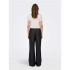 Pantalón Only Onlhattie Hw Pleat Mel Str Tlr Noos Black Mujer