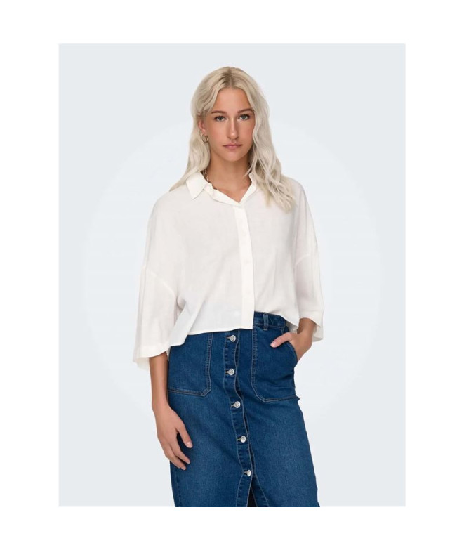 Camisa Only Onlastrid Life 2/4 Crop Noos Cloud...