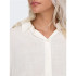 Camisa Only Onlastrid Life 2/4 Crop Noos Cloud Dancer Mulher