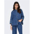 Camisa Only Onlgrace 3/4 Rhinestone Mb Dnm noos Medium Blue Denim Mujer