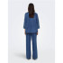 Camisa Only Onlgrace 3/4 Rhinestone Mb Dnm noos Medium Blue Denim Mujer