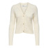 Casaco Only Onlkatia Ls Cabo V-Neck Cardi Knt Nca Whitecap Gray Detail Mulher