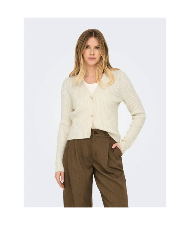 Chaqueta Only Onlkatia Ls Cable V-Neck Cardi...