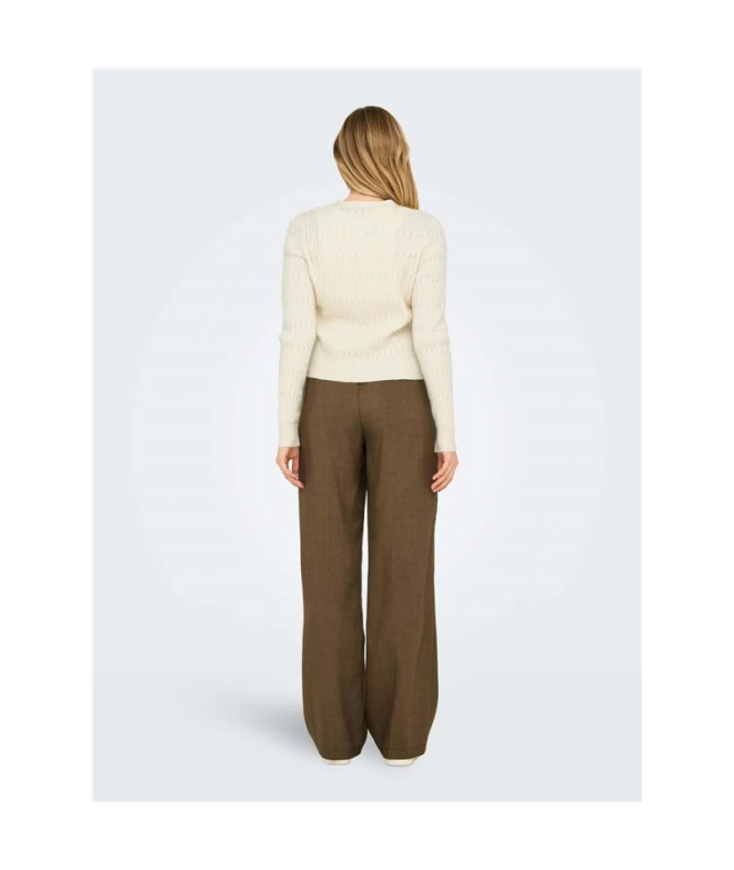 Chaqueta Only Onlkatia Ls Cable V-Neck Cardi...