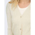 Veste Only Onlkatia Ls Câble V-Neck Cardi Knt Nca Whitecap Gray Detail Femme