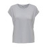 Camiseta Only Onlclaudia S/S Glitter Noos Halogen Blue Detalhe: Mulher