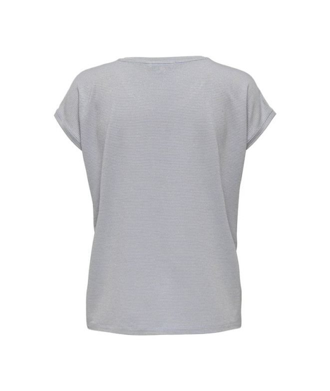 Camiseta Only Onlclaudia S/S Glitter Noos...