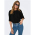 Camiseta Only Onlravenna S/S Plisse Noos Black Mujer
