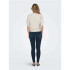 Moletom Only Onlrica Life 2/4 Knt Noos Birch Detalhe: W. Mela Mulher