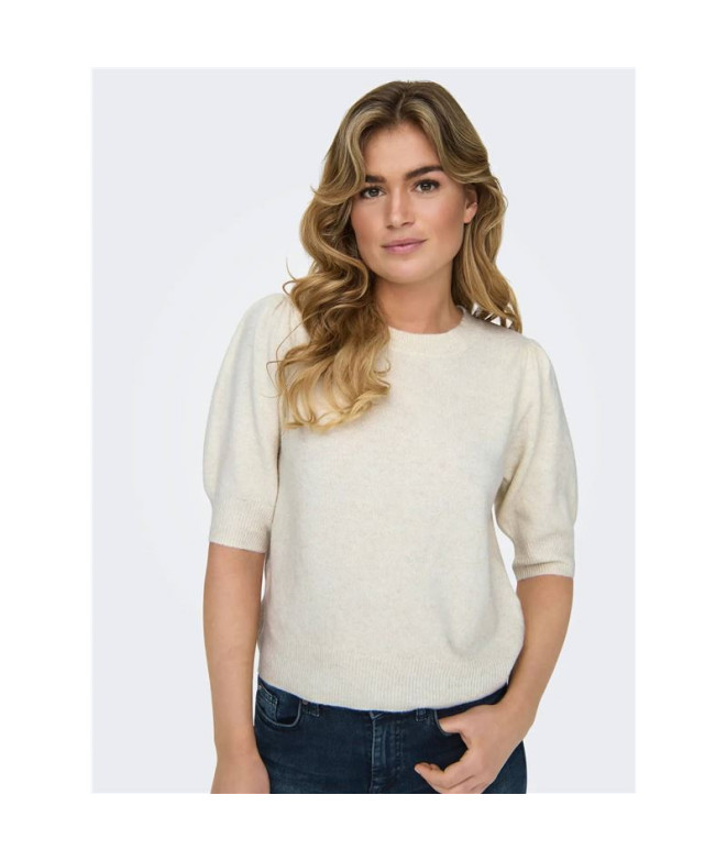 Moletom Only Onlrica Life 2/4 Knt Noos Birch...