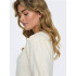 Moletom Only Onlrica Life 2/4 Knt Noos Birch Detalhe: W. Mela Mulher