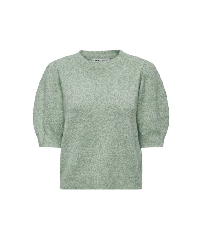 Sudadera Only Onlrica Life 2/4 Knt Noos Chinois Green Detail Mujer