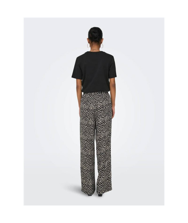 Camiseta Only Onlmonja S/S Noos Black Mujer