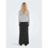 T-shirt Only Onlriley O-Neck L/S Noos Light Grey Melange Femme