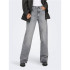 Calça Only Onljuicy Hw Wide Leg Rea707 Dnm Noos Medium Grey Denim Mulher