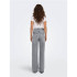 Calça Only Onljuicy Hw Wide Leg Rea707 Dnm Noos Medium Grey Denim Mulher