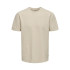 T-shirt Only & Sons Onskian Life Reg Seersucker Ss Noos Silver Lining Homme