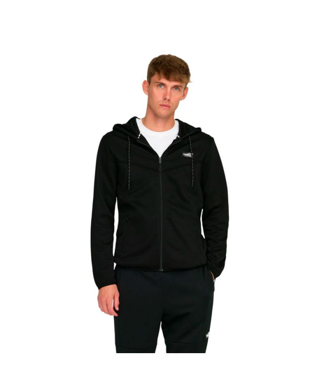 Moletom Only & Sons Onsliam Reg Ie Tracksuit Noos Black Homem