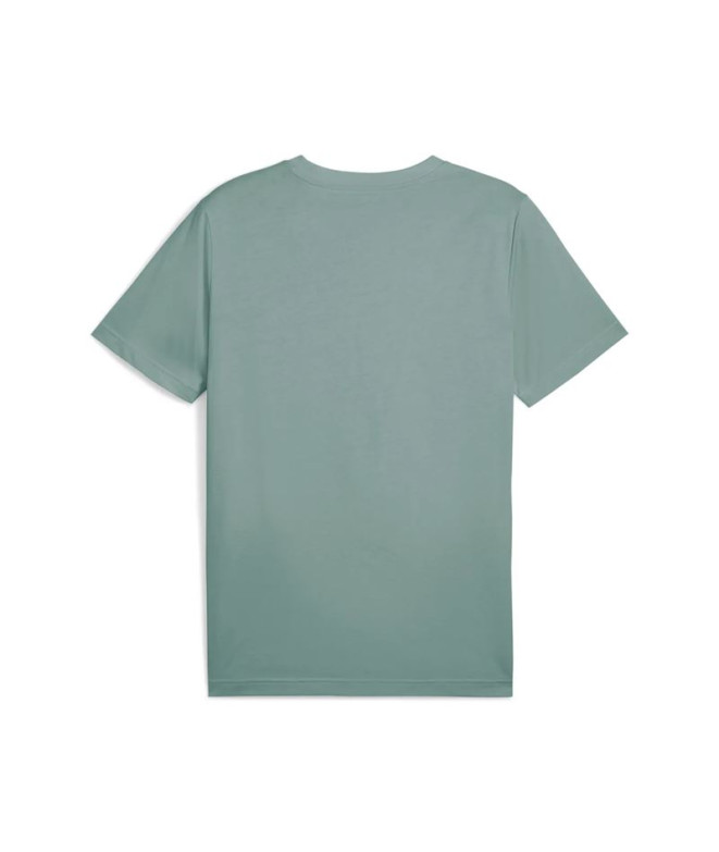 Camiseta Puma Essentials No. 1 Logo Verde Lua