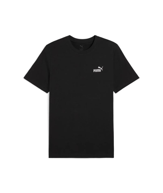 Camiseta Puma Essentials Small No. 1 Logo Hombre Negro