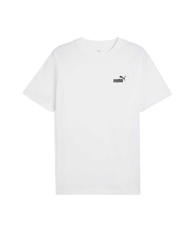 Camiseta Puma Essentials Small No. 1 Logo Homem Branco