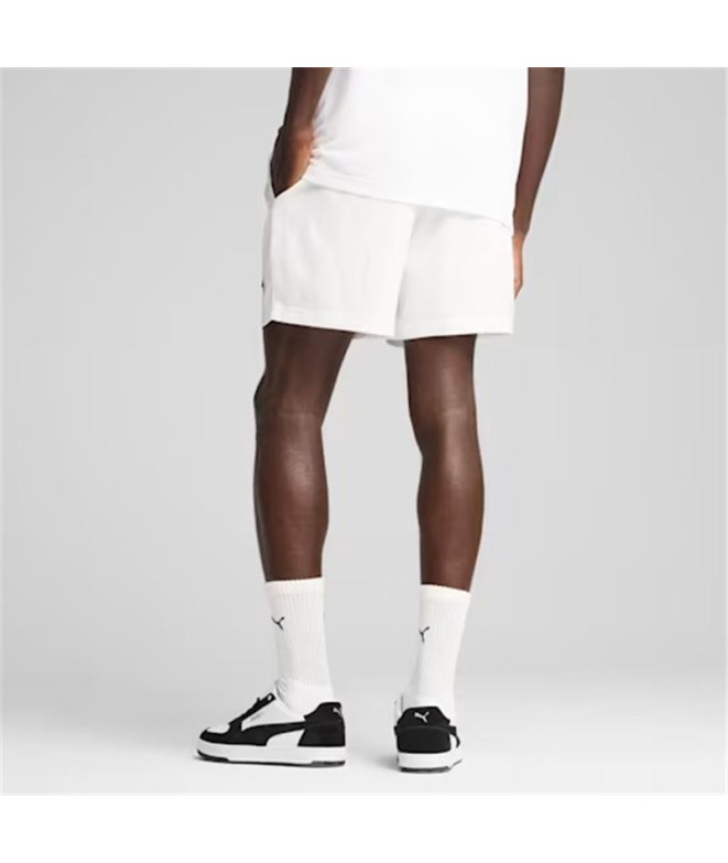 Calça Puma Essentials Woven Shorts 5" Homem Branco