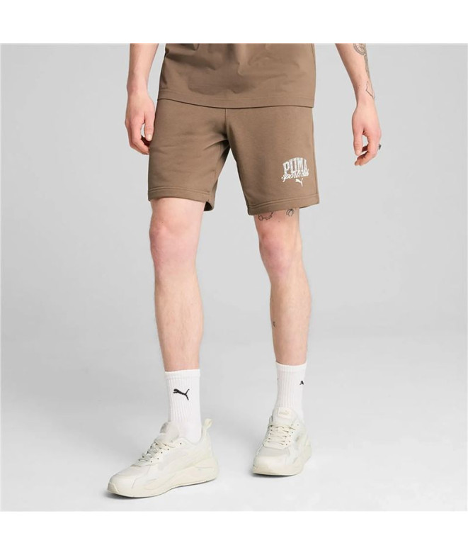 Pantalón Puma Class Shorts 8" Hombre Totally Taupe