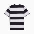 Camiseta Puma Class Striped T Homem New Azul Marinho