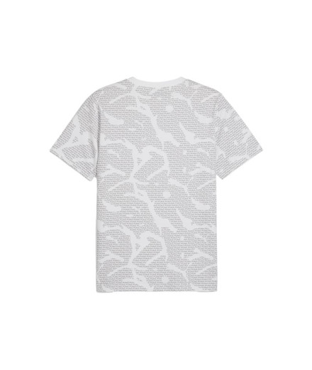 T-shirt Puma Essentials Logo Lab Aop Homme Blanc 2