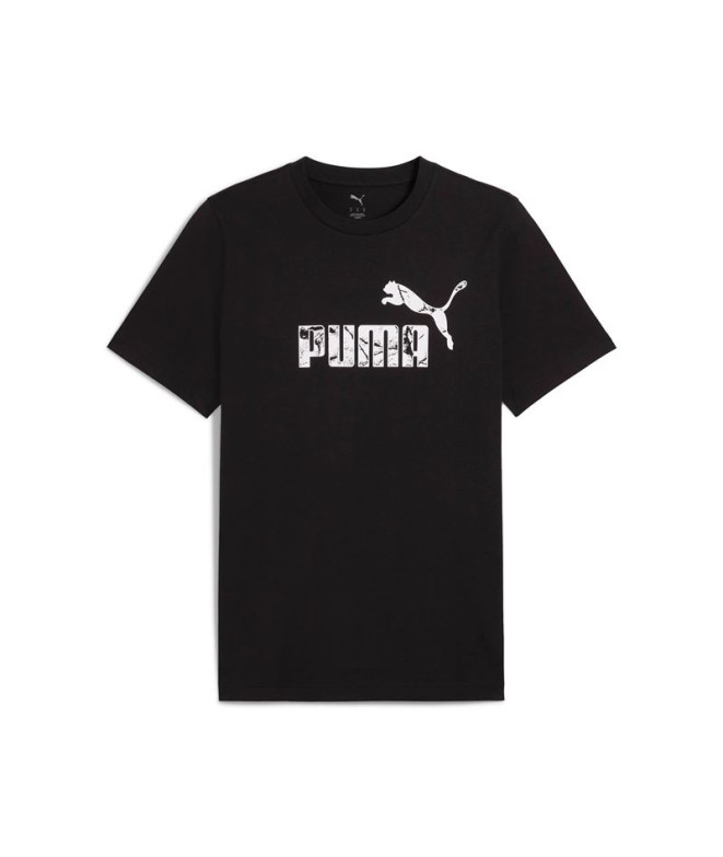 Camiseta Puma Graphics No.1 Logo T Hombre Negro