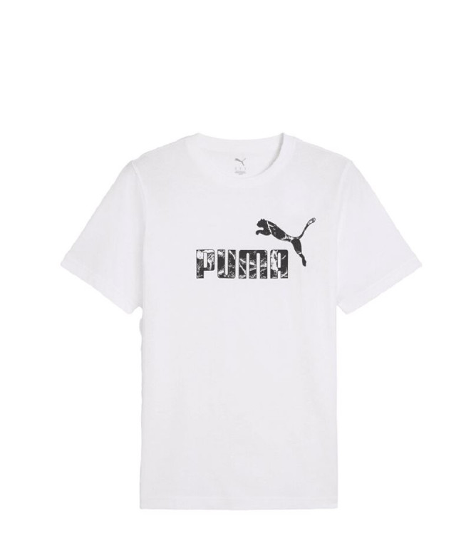 Camiseta Puma Graphics No.1 Logo T Homem Branco