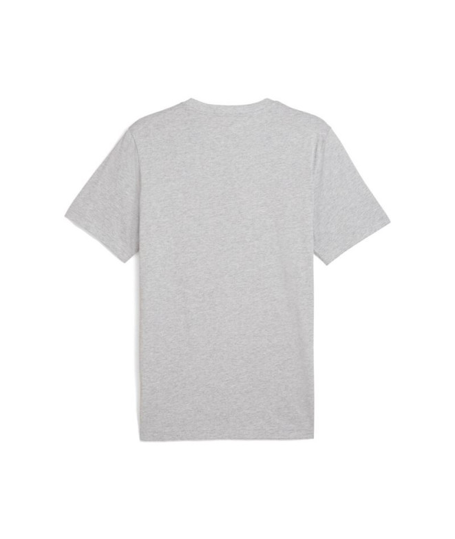 Camiseta Puma Graphics Box Hombre Light Gris