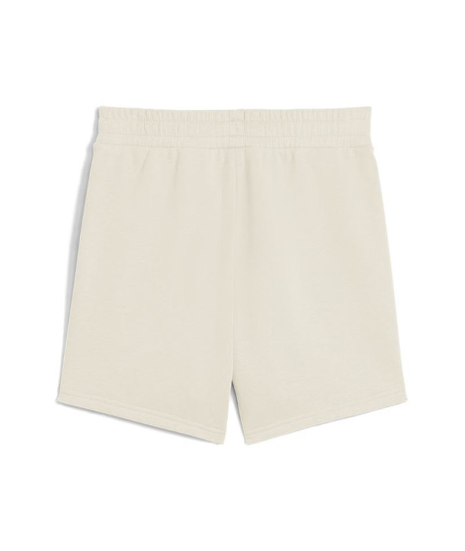 Calça Puma Essentials Script High-Wais Mulher Bege