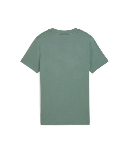 Camiseta Puma Essentials Script G Menina Verde Moon 2