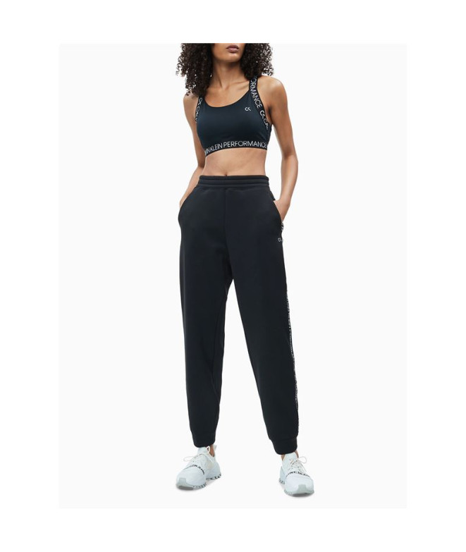 Calças de fitness Calvin Klein Malha com logótipo