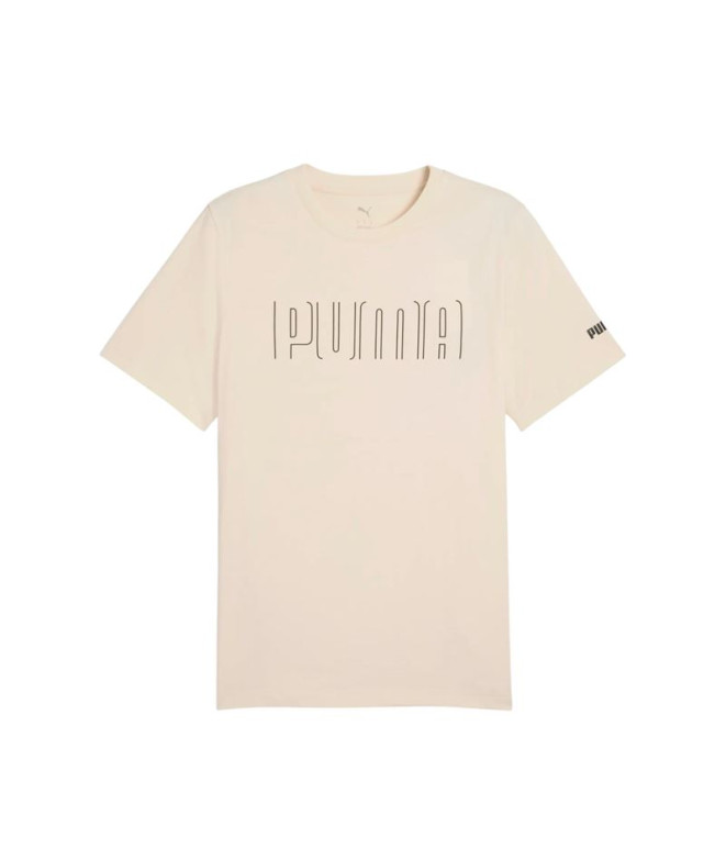 T-shirt Puma Sport Graphic Homme Beige