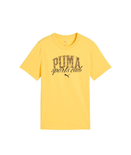 T-shirt Puma Classics Graphic Enfant Jaune