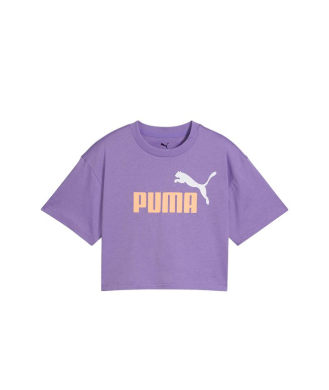Camiseta Puma Essentials Niña Lila