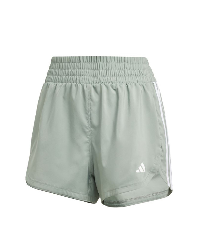 Pantalons de Fitness adidas Pacer Wvn High Femme Vert/Blanc